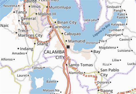 MICHELIN Calamba City map .